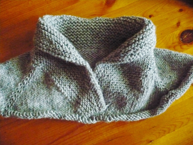 Cabin Fever Sisters Knit Shawl Collar